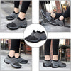 Breathable mesh high heel air cushion sneakers