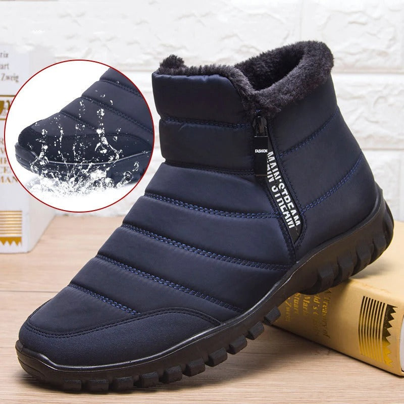 Bottes d'hiver Imperméables et Légères avec Doublure en Fourrure pour Hommes et Femmes – Hiver 2025