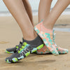 Baskets Aquatiques a Pieds Nus Legeres & Confortables - Unisexe gris et rose
