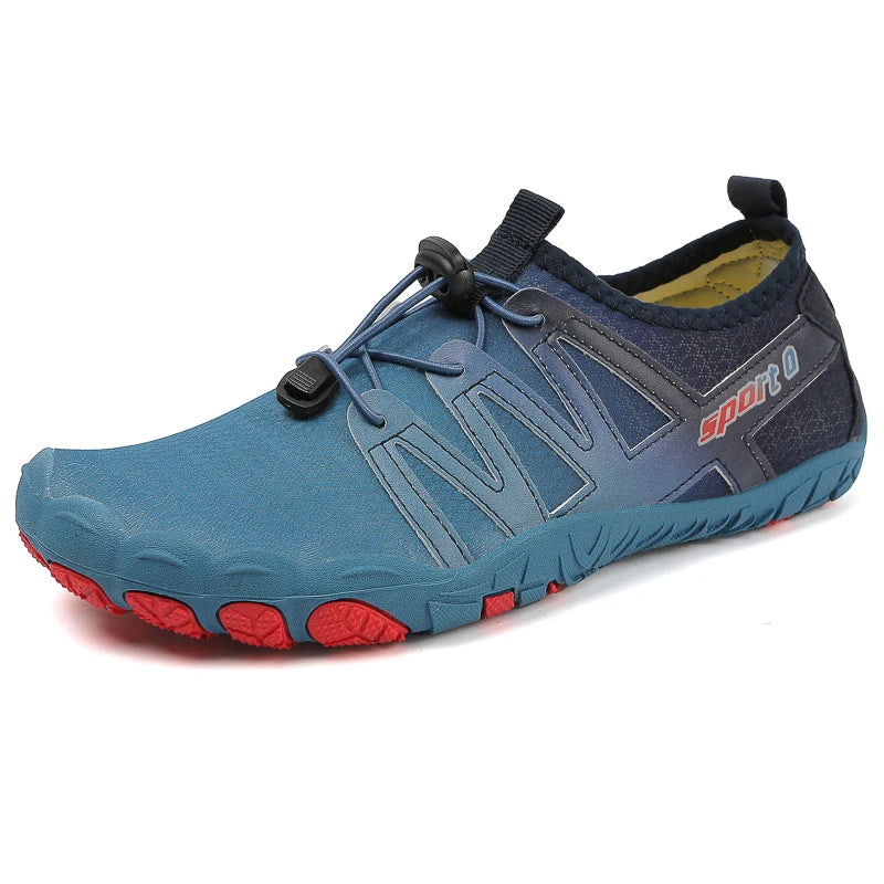 Baskets aquatiques unisexe a sechage rapide bleu