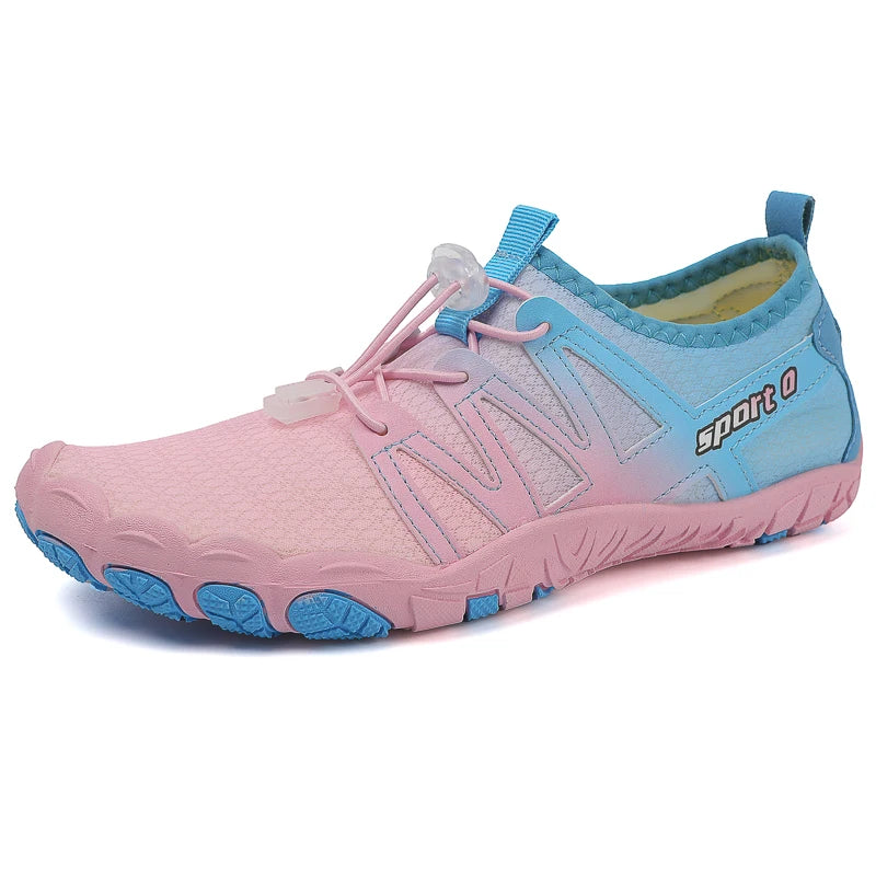 Baskets aquatiques unisexe a sechage rapide rose