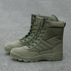 Bottes Militaire Tactiques Legeres et Respirantes pour Randonne et Travail - Unisexe vert