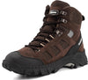 Bottes de Securite Indestructibles a Embout en Acier - Confort et Protection Unisexe marron2