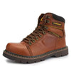 Bottes de Securite en Cuir Confortables et Anti-Ecrasement - Unisexe marron4