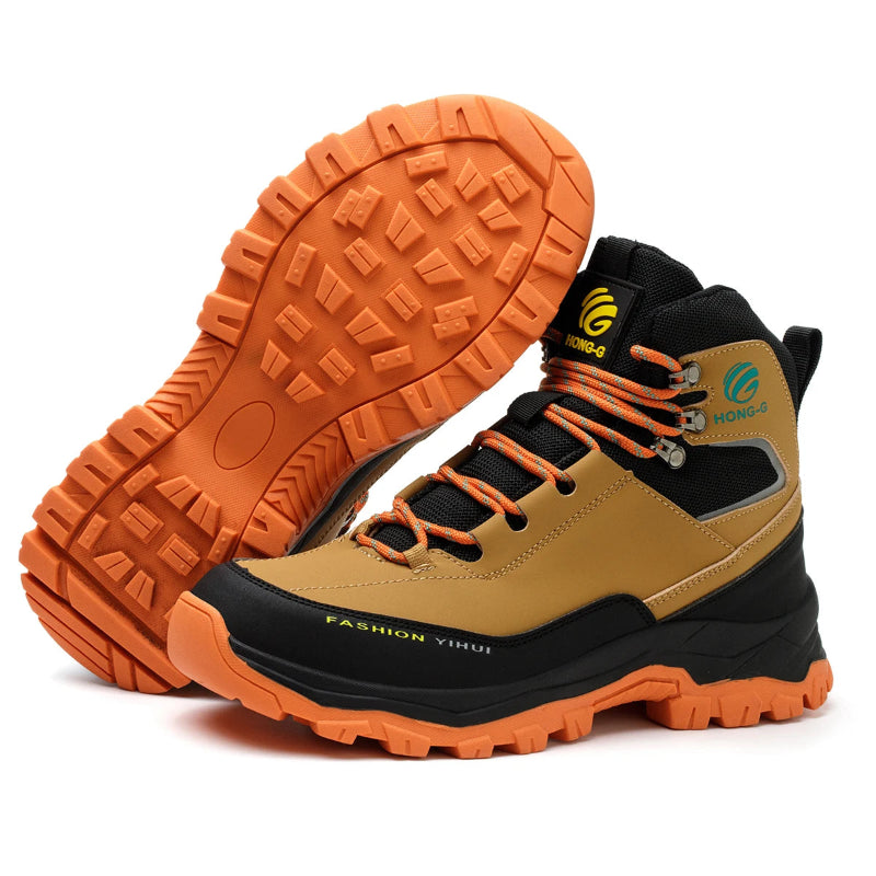 Bottes de Travail Impermeables & Confortables - HONG-G jaune