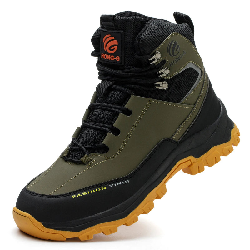 Bottes de Travail Impermeables & Confortables - HONG-G vert