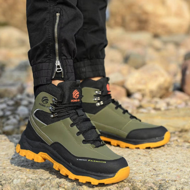 Bottes de Travail Impermeables & Confortables - HONG-G vert1