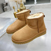 Bottines d'Hiver Confortables avec Doublure en Fourrure - Pour Femme marron1