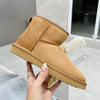 Bottines d'Hiver Confortables avec Doublure en Fourrure - Pour Femme marron