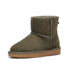 Bottines d'Hiver en Daim et doublure en fourrure - Unisexe vert