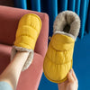 Chaussons dHiver Chauds - Antiderapants et Doubles en Peluche Unisexe jaune