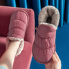 Chaussons dHiver Chauds - Antiderapants et Doubles en Peluche Unisexe rose