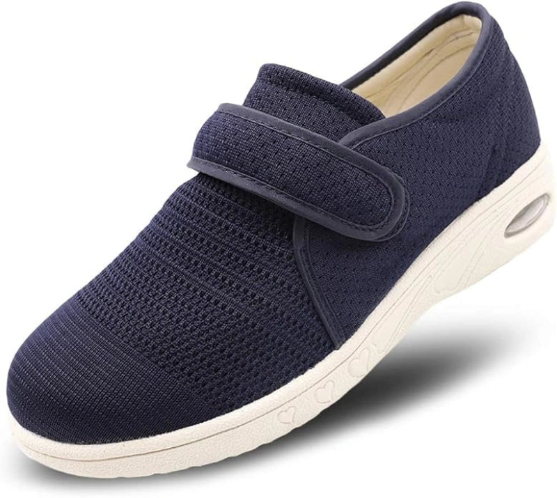 Chaussures Diabetiques Orthopediques Confortables pour Pieds Sensibles - Unisexe bleu