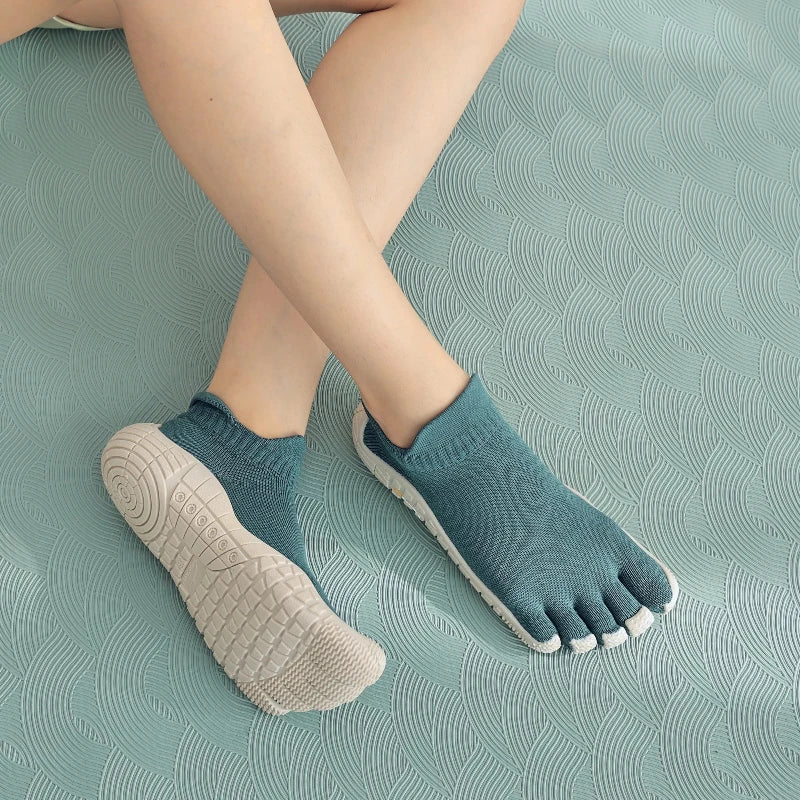 Chaussures Minimalistes a Doigts pour un Confort Naturel - unisexe vert1