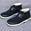 Chaussures Orthopediques Montantes et Chaudes pour Pieds Sensibles ou Diabetiques - Unisexe bleu