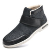 Chaussures Orthopediques Montantes et Chaudes pour Pieds Sensibles ou Diabetiques - Unisexe gris avec peluche1