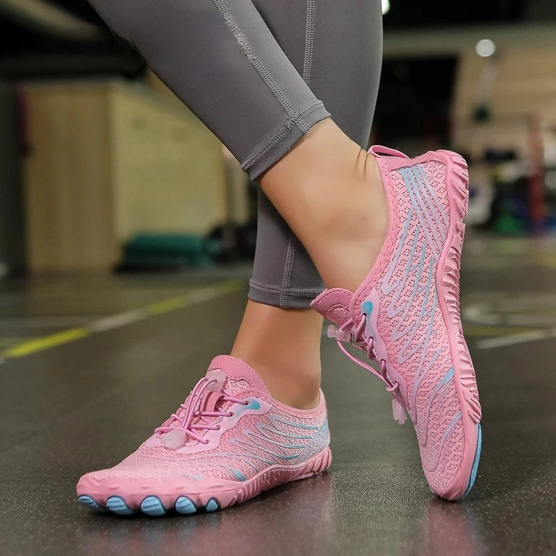 Chaussures Pieds Nus Aquatiques Flexibles rose1