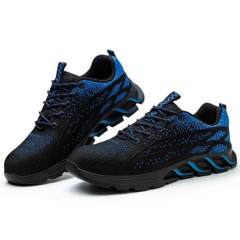 Chaussures de Sécurité Légères avec Embout en Acier–Confort & Sécurité-bleu1