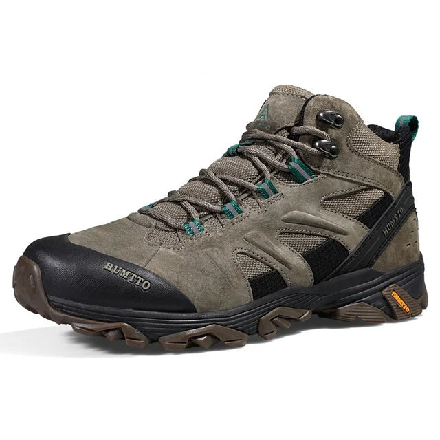 Premium Waterproof Lace-Up Hiking Boots