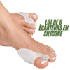 Separateurs dOrteils en Silicone - Lot de 6 pour Bien-etre des Pieds