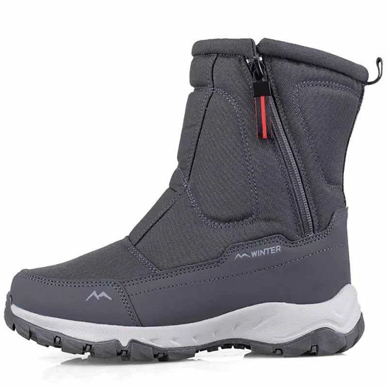 winter-bottes-de-neige-chaudes-et-impermeables gris